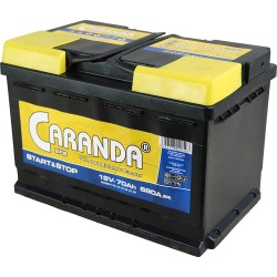 Baterie auto 12V 70Ah 680A CARANDA START STOP EFB