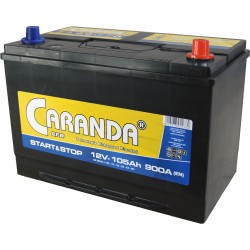 Baterie auto 12V 105Ah 900A CARANDA START STOP EFB