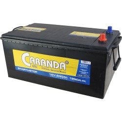 Baterie auto 12V 240Ah 1250A CARANDA START STOP EFB